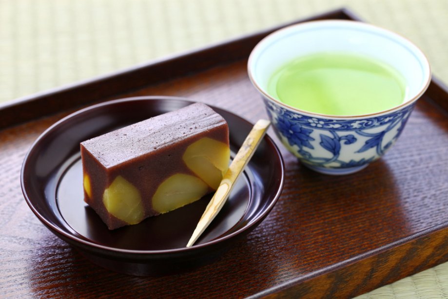 Japoniškas desertas yokan