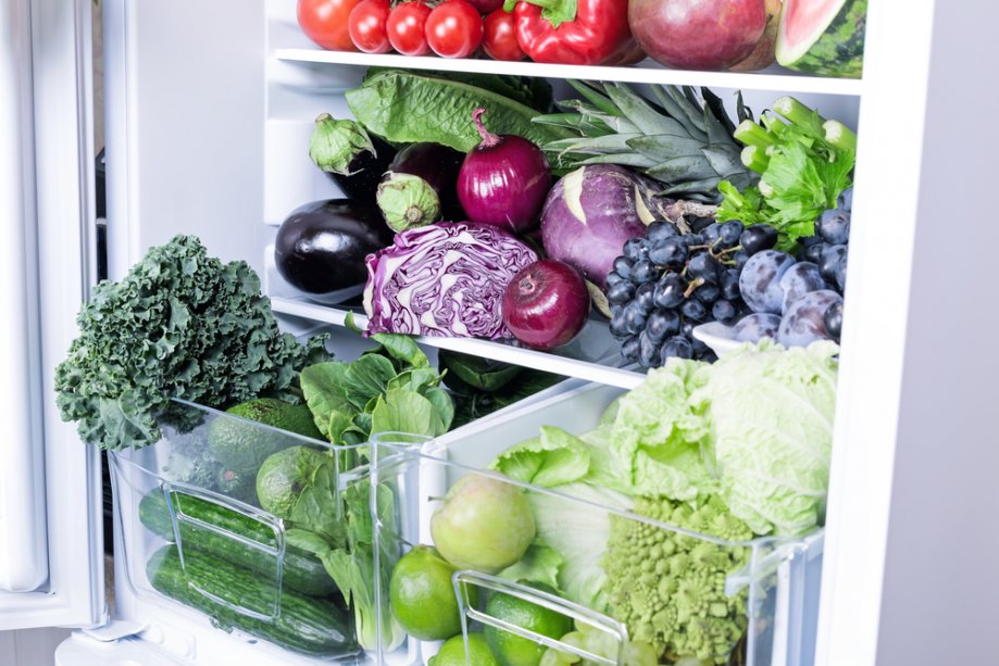 Daržovės šaldytuve