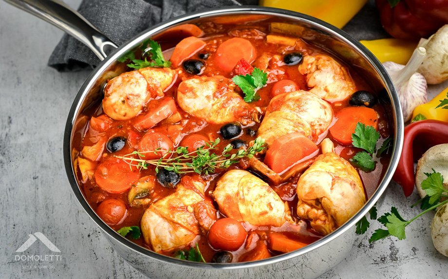 Itališkas pomidorinis vištienos troškinys 