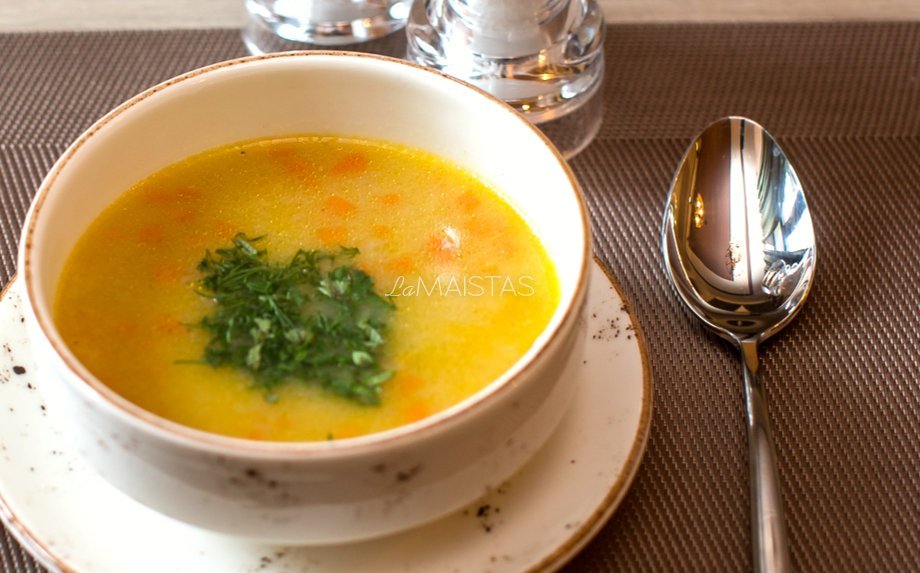 Kopūstų sriuba su lydytu sūreliu - labai skani!