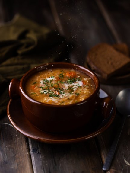 Kopūstų sriuba su sorų kruopomis (Kapustniak)
