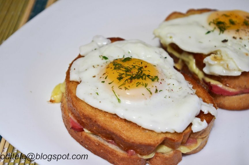 Sotūs orkaitėje kepti sumuštiniai su kiaušiniu