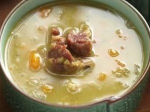 Trinta daržovių sriuba su mėsos kukuliais