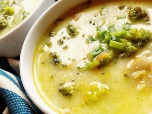 Brokolių ir pievagrybių sriuba