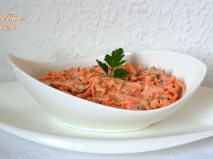 Morkų salotos be majonezo
