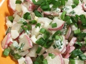 Ridikėlių salotos su majonezu