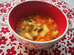 Pomidorinė daržovių sriuba