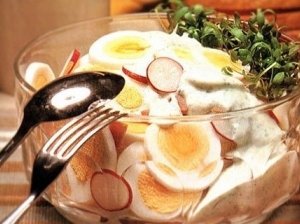 Kiaušinių salotos I