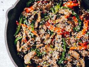 Pepper steak - kiniška jautiena su paprikomis