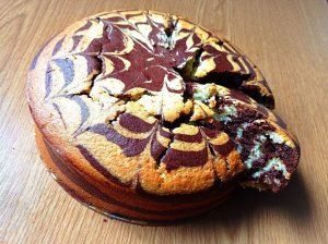 Dryžuotas pyragas Zebriukas