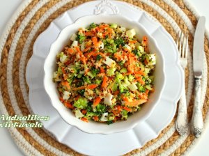 Gaivios brokolių salotos su lengvu užpilu