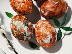 Marmuriniai margučiai kiaušiniai