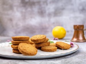 Migdoliniai citrininiai sausainiai