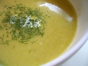 Kreminė artišokų sriuba