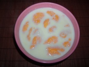 Pieniška sriuba su morkų kukulaičiais