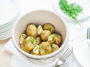 Virtos bulvės su sviestu