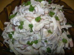 Kalmarų salotos