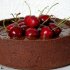 Šokoladinis varškės pyragas su vyšniomis