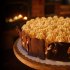 Šokoladinis karamelinis maskarponės tortas su vyšniomis
