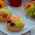 Citrininiai pyragaičiai tartaletės su vaisiais