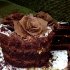 Šokoladinis kavos tortas "Juodoji rožė'"