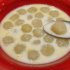 Pieniška sriuba su bulviniais kukuliais iš vaikystės
