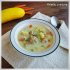 Daržovių sriuba su lydytu sūreliu ir mėsos kukuliais