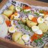 Silkės salotos su bulvėmis ir kiaušiniais