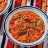 Pomidorinis maltos mėsos, ryžių ir daržovių troškinys