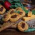 Nesaldūs sausainiai su čederio sūriu, paprika ir pekano riešutais