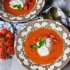 Pomidoru sriuba su burrata
