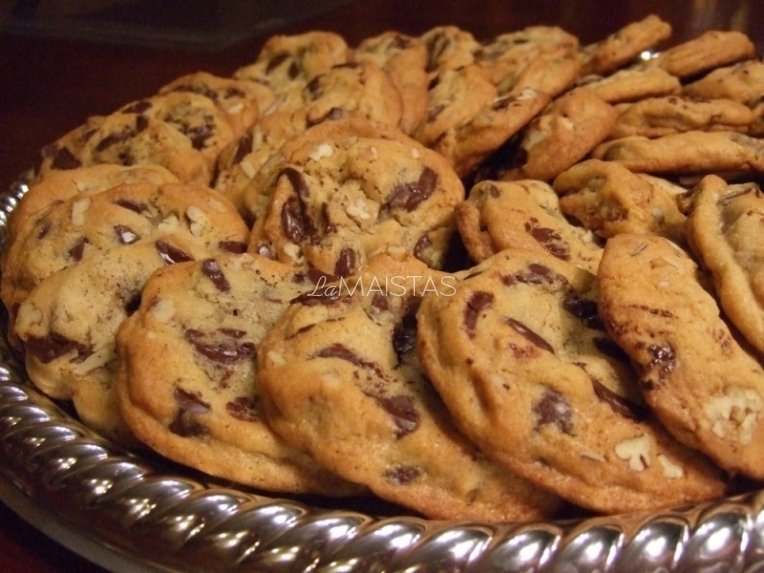 Amerikietiški sausainiai su šokolado gabaliukais