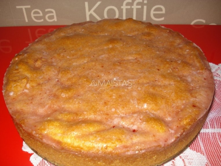 Vokiškas obuolių pyragas "gedeckte apfel kuchen"