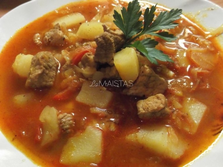 Guliašo sriuba arba "Zupa gulasowa"