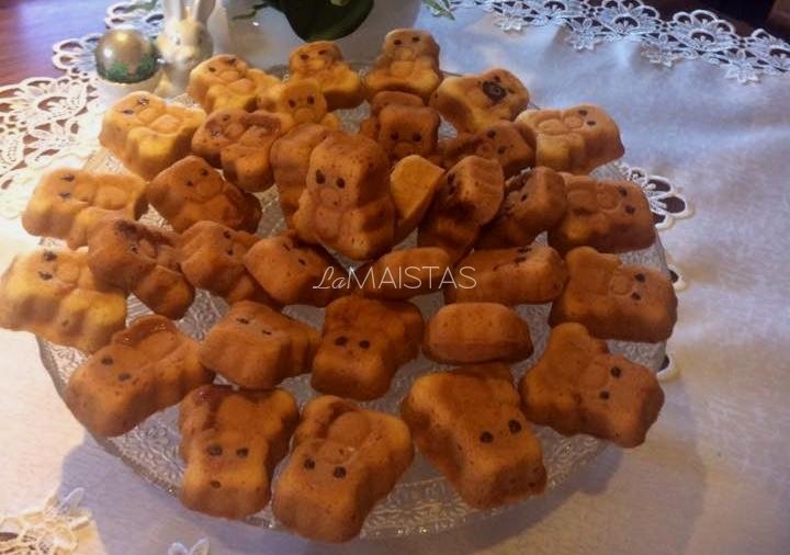 Žavingi sausainiai meškučiai "Barniai"