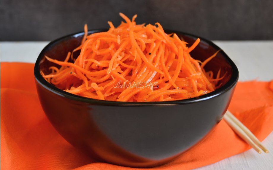 Lengviausias korėjietiškų morkų receptas