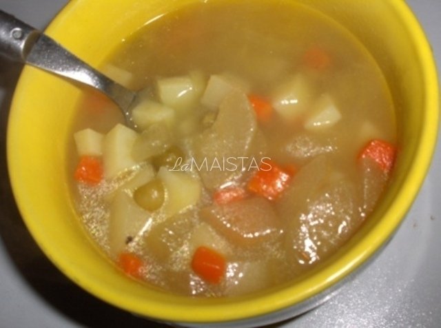Daržovių sriuba su rūgštele