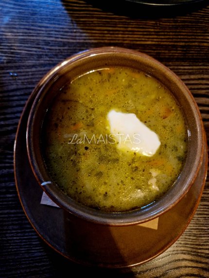 Perlinių kruopų agurkinė sriuba