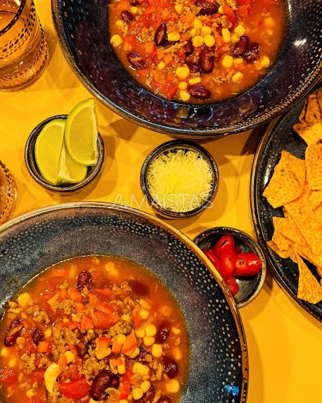 Soti maltos mėsos sriuba meksikietiškai