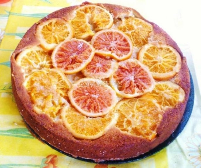 Prancūziškas apelsinų pyragas