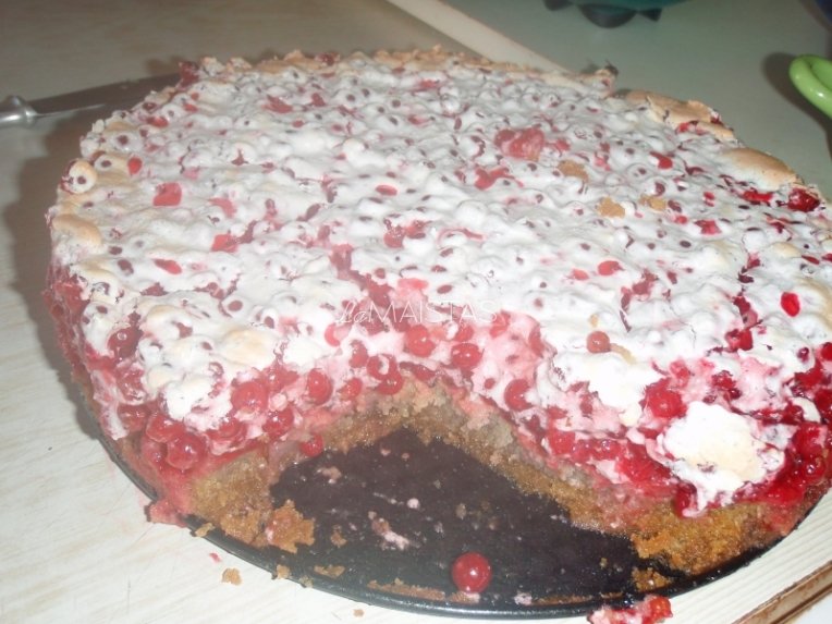 Raudonujų serbentų pyragas