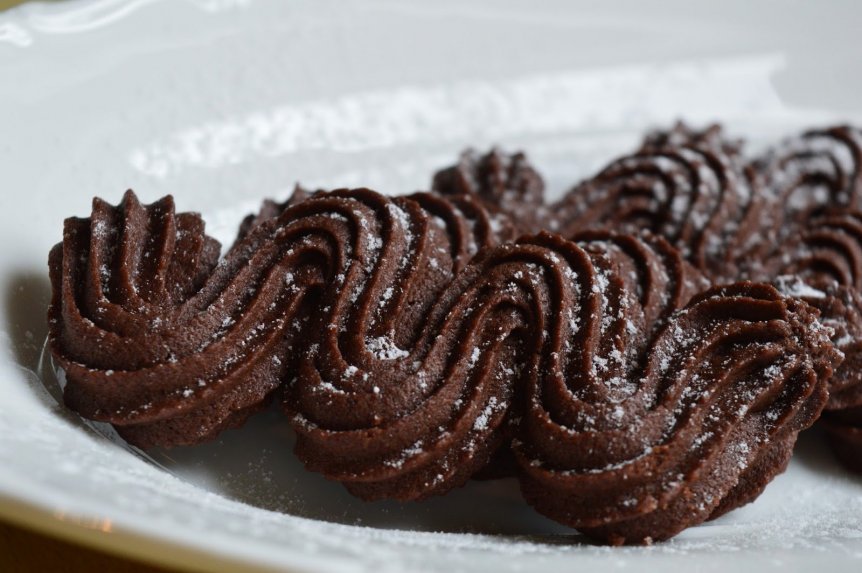 Senoviški šokoladiniai sausainai