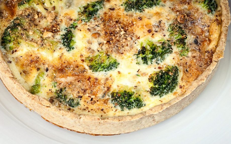 Brokolių ir sūrio pyragas