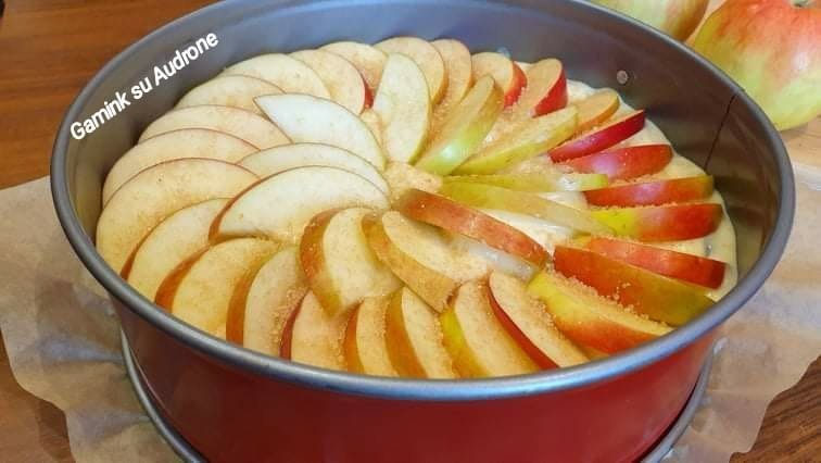 Jogurtinis obuolių pyragas