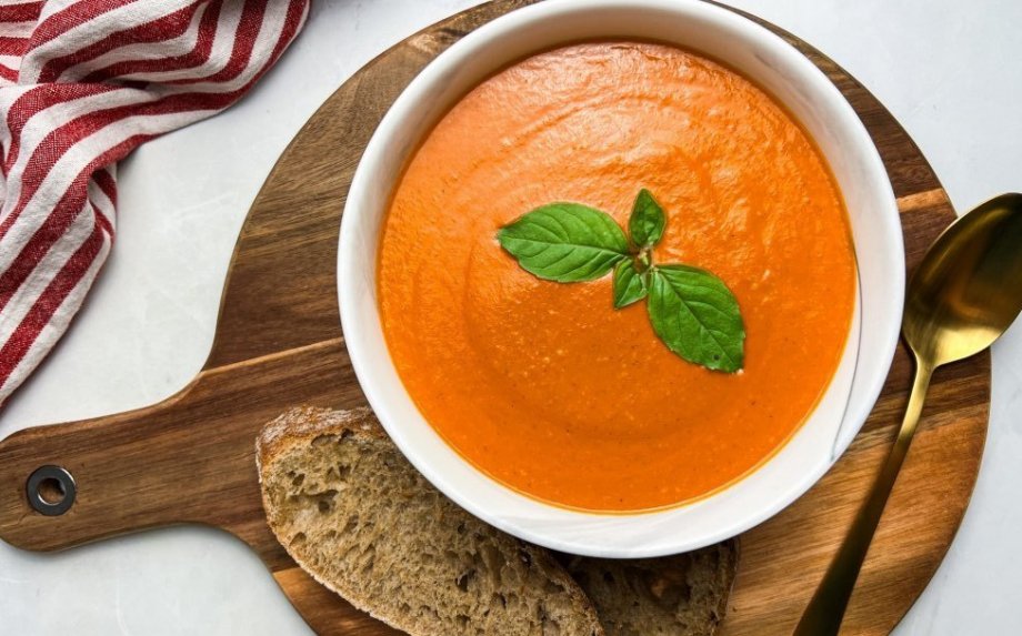 Trinta pomidorų sriuba - kreminė ir labai skani